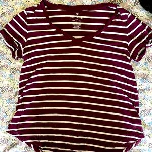 Super soft to touch! Maroon/white color